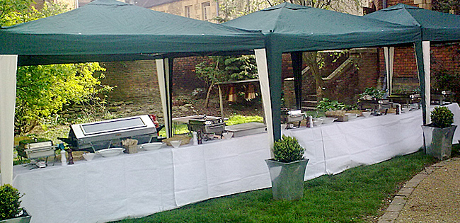 Garden Party Catering in Oxford
